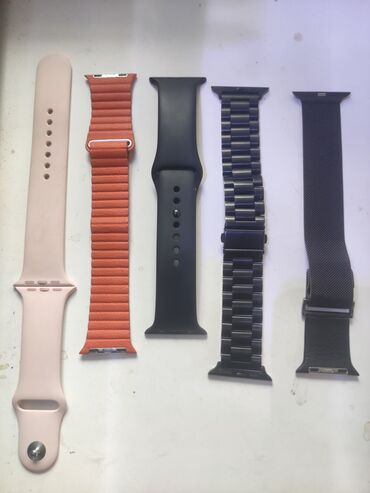 apple watch 4 44 купить: Продаю ремешки Apple watch 1 Розовые 44 мм 800 сом 2 Терракотовые 40