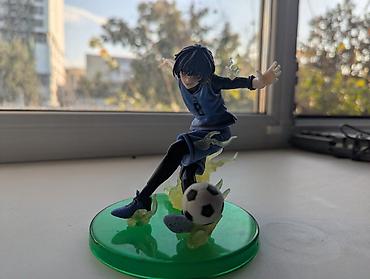naruto shipuden: Аниме-фигурка футбольной тематики на подставке 2 акриловые по блю локу — 1