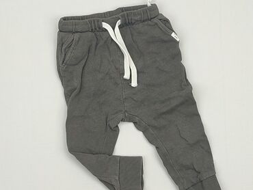 szary top: Sweatpants, H&M, 12-18 months, condition - Very good