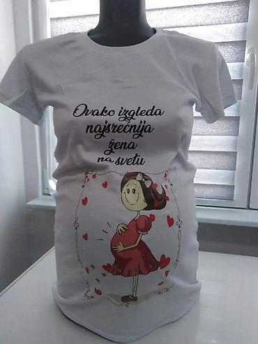 Majice kratkih rukava: Majčinske majice sa štampom – udobne bele pamučne majice sa duhovitim — 3