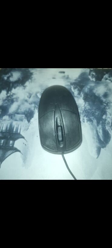 mouse pad baku: Simli və rahat dizaynlı simli kompüter siçanı - Rəng: qara - Qoşulma