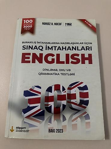 Nərgiz Nəcəf İngilis dili 100 sınaq.(2023)
İçi təmizdir