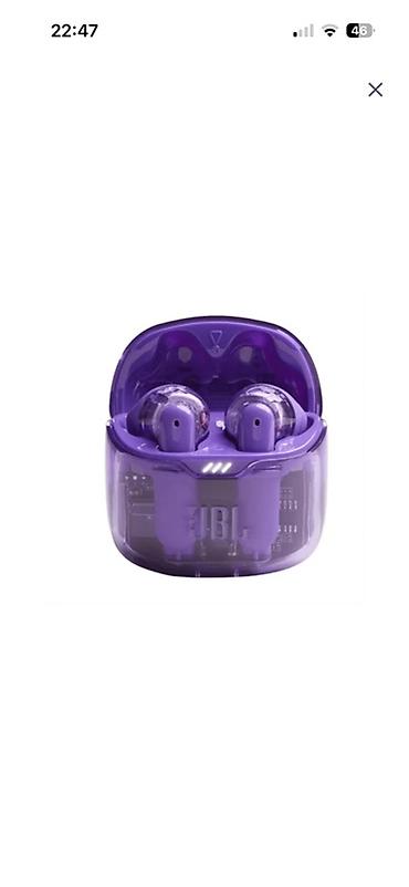 buds fe: JBL Wave Buds – simsiz qulaqlıq (bənövşəyi, şəffaf qapaqlı etui) - — 1
