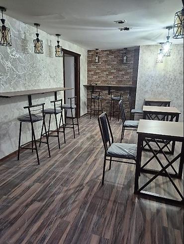 Sifarişlə restoran üçün masa və oturacaq dəstləri: Stullar ilə, Düz masa — 14