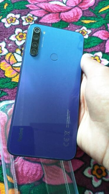 телефон номер: Xiaomi, Redmi Note 8T, Колдонулган, 64 ГБ, түсү - Көгүлтүр, 2 SIM