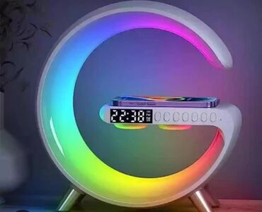 zəng saatları: RGB led masa üstü saat Sizə lazım olan hər şey bir dizaynda: RGB işıq