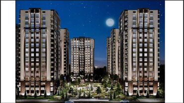 сдаётся квартира в районе пишпек: 1 комната, 51 м², Элитка, 7 этаж, ПСО (под самоотделку)