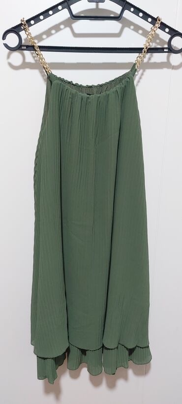 Dresses: M (EU 38), color - Green, Cocktail, With the straps