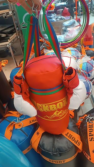 boks qruşası: Uşaq boks dəsti – asılqanlı mini boks kisəsi və əlcəklər 6 yaşa qədər — 1