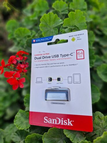 meta quest 3 qiyməti: Sandisk 64 Gb Ultra Dual Usb 3.1 Type C avadanlıqlar üçün Telefon