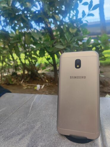Samsung: Samsung Galaxy J3 2017, 16 GB, rəng - Gümüşü, Düyməli, Barmaq izi