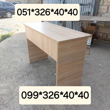 Uşaq masaları: Oğlan və qız üçün, Yeni, Siyirməsiz, Yazı masası — 14