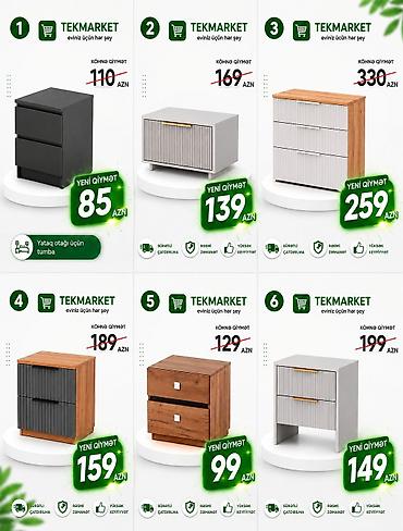 Tumbalar: Tekmarket – eviniz üçün hər şey Yataq otağı üçün tumbalar və — 1