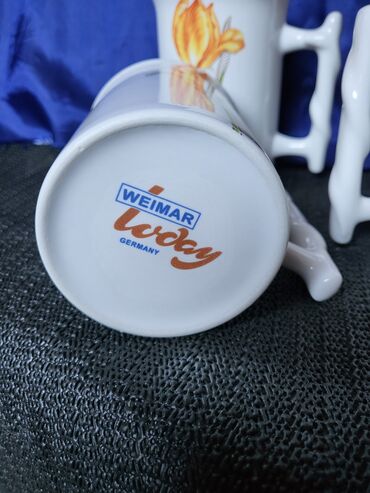 Čaše: Solje nove,vintaz weimar porcelan Nemacka. Komada 3 u ceni. lep — 13