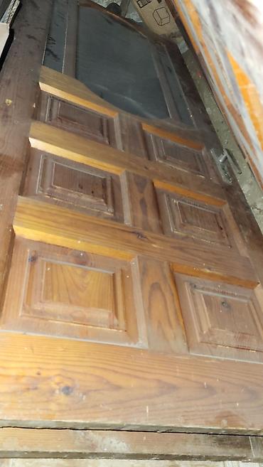 Giriş qapıları: Taxta giriş qapısı - Material: tam ağac (kütləvi), klassik panelli — 4