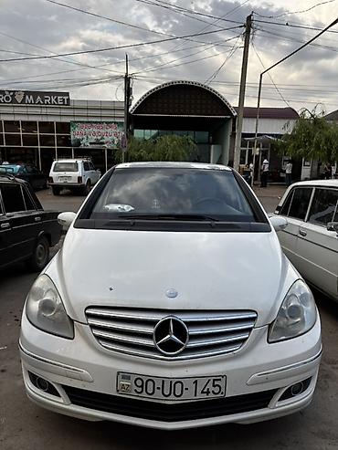 мерседес ешка: Mercedes-Benz B-Class (W245) – ağ rəngli kompakt minivan/hetçbek — 1