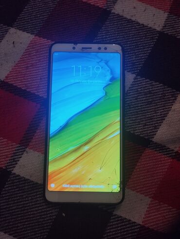 Xiaomi: Xiaomi Redmi Note 5, 32 GB, rəng - Göy, 
 Zəmanət, Düyməli, Barmaq izi