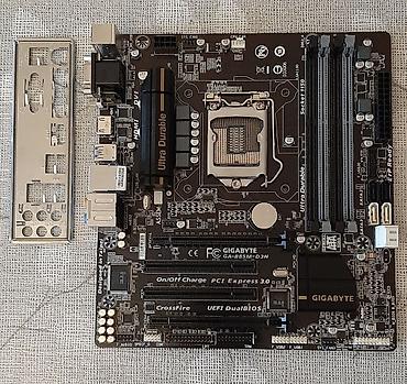 Ana plata : Gigabyte GA-B85M-D3H - 85 AZN 🟢 Satdığda CPU'lar və