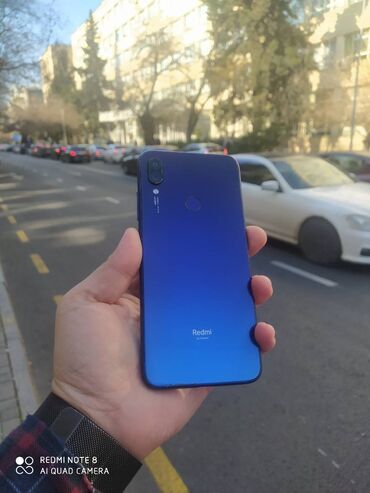 Xiaomi: Xiaomi Redmi Note 7, 32 GB, rəng - Göy, 
 Zəmanət, Barmaq izi, İki sim kartlı