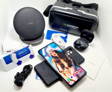 набор для ремонта телефона: Samsung Galaxy A52 5G, Колдонулган, 256 ГБ, түсү - Кара, 2 SIM, eSIM