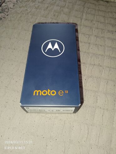 motorola m3288: Motorola Moto E13, 64 GB, Sensor, Barmaq izi