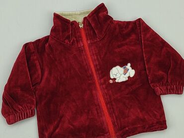 jeansy z dziurami dla dziewczynki: Sweatshirt, 6-9 months, condition - Good