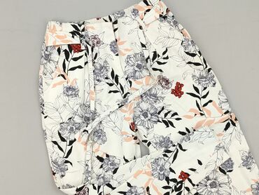 spodnie woskowane białe: River Island, Material trousers for women, size S