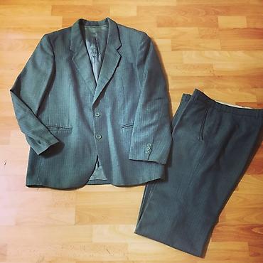 куртка мужской: Kostyum 42(Xl) bedene uygundi material qalin, boz rengdedi, ela — 2