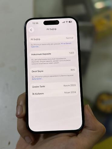 2 el iphone 15: IPhone 15, 128 GB, Black Titanium, Zəmanət, Barmaq izi, Simsiz şarj — 4