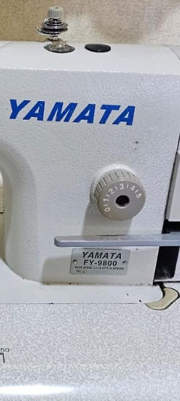 tikiw mawin: Yamata FY-9800 sənaye tikiş maşını - Tək iynəli, alt və iynə ilə — 2