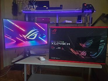 Monitorlar: ASUS ROG Strix XG249CM az istifadə olunmuş oyun monitoru - Ekran: 24 — 1
