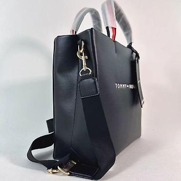 Другие сумки: Сумка-тоут Тommy Hilfiger ✨ Цвет: Черный🖤 Материал: гладкая фактура — 3