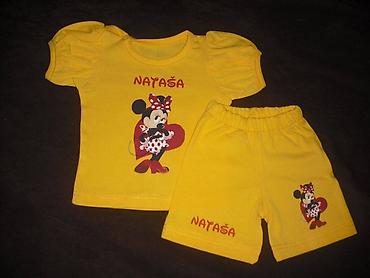 Kompleti: Deciji sorc i majca a moze da bude i kratka pidzama Vel 2-12 Cena 2200 — 19