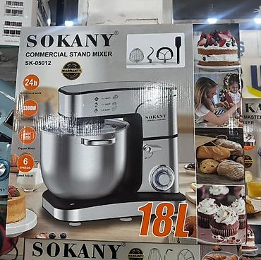 Sokany SK-05012 Commercial Stand Mixer – peşəkar mətbəxlər və böyük