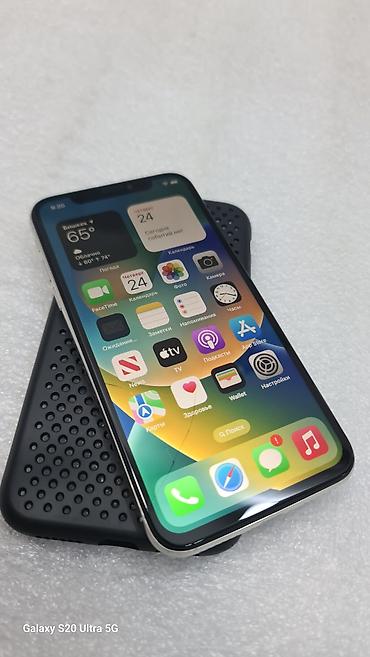 iphone x цена бу: IPhone X, Б/у, 64 ГБ, Белый, Чехол, 78 % — 4