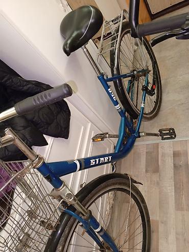 velosiped masin: Şəhər/komfort tipli velosiped – START 350 - Rəng: mavi, polad — 2