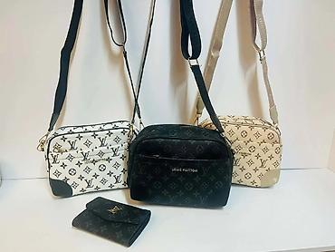 Torbe: AKCIJATorbe preko ramena sa pratećim novčanicima – monogram print — 7