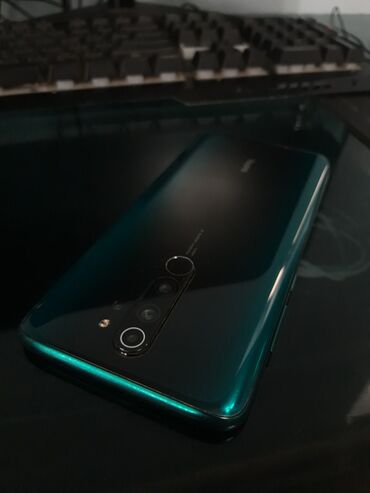 xiaomi телефоны: Xiaomi, Redmi Note 8 Pro, Б/у, 128 ГБ, цвет - Зеленый, 2 SIM