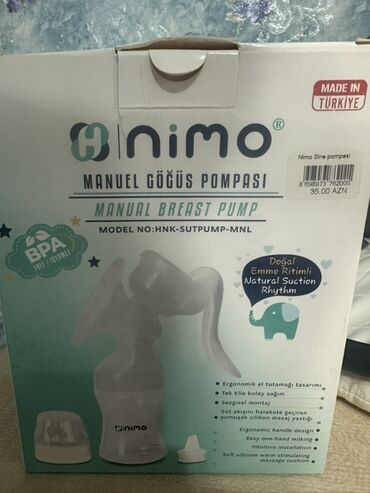 Медицинские лампы: Nimo brendinin bu mexaniki döş pompası südvermə prosesini