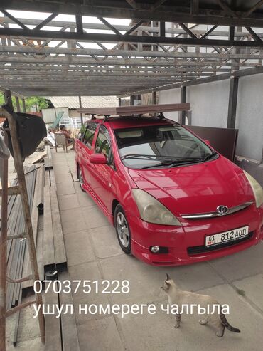 срочна продаю авто: Продается автомобиль Toyota Wish красного цвета. Установлен багажник