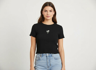 Sinsay, T-shirt damski, rozmiar L