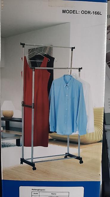 rack: Paltar asqısı və quruducu rəf – təkərli, çoxfunksiyalı dizayn - — 4