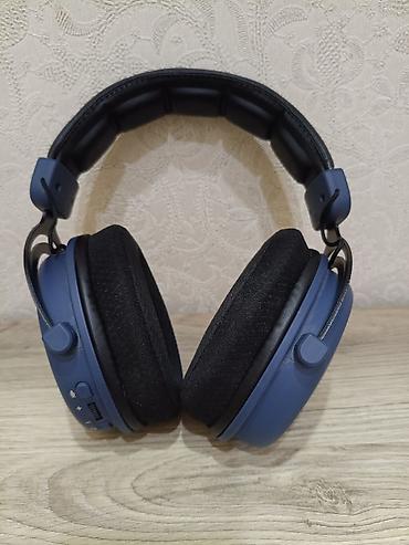 Наушники: Игровые наушники Dark Project (полноразмерные, закрытого типа), синие — 1