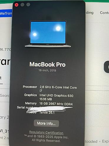 Ноутбуки и аксессуары: MacBook Pro 16 inch | 16/512 | Əla vəziyyətdə. ENDİRİM EDƏCƏM. Çox — 9