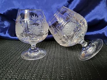 Čaše: Case kristal Zajecar za zestoko pice iz 70ih. Case su perfektne,sve — 4