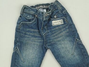 zara kombinezon o kroju marynarki: Denim pants, 0-3 months, condition - Very good