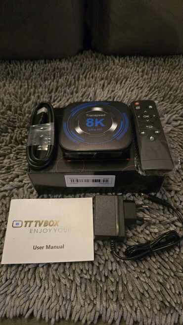 taube 55 led smart tv 4k uhd (tb55s2rbk): Yeni Smart TV boks TV box 4 GB / 64 GB, Android, Pulsuz çatdırılma