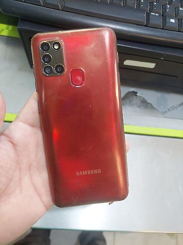 irsad iphone 11 pro: Samsung Galaxy A21S, 32 GB, rəng - Qırmızı, İki sim kartlı — 1
