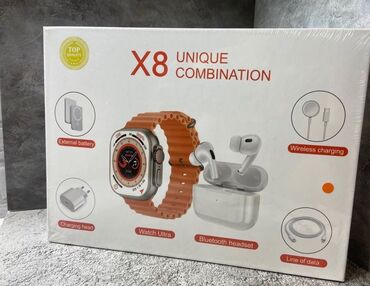 телефон в рассрочку без банка алматы:  Подарочный набор: ⭐️ НАБОР 6в1 Apple X8  В комплекте: ⚡️AirPods Pro 2