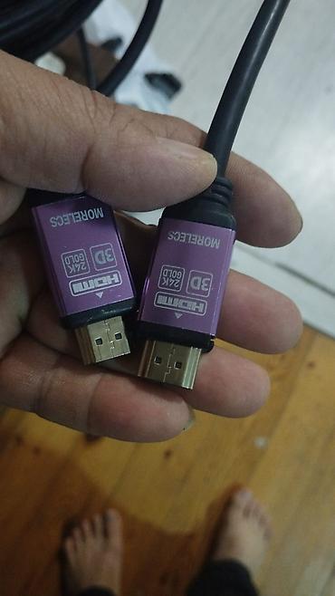 manitor hdmi: DisplayPort–DisplayPort kabeli və HDMI kabel dəsti - Növlər: - 1 ədəd — 1